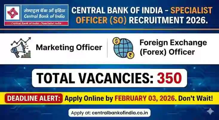 CBI bank SO Recruitment 2026