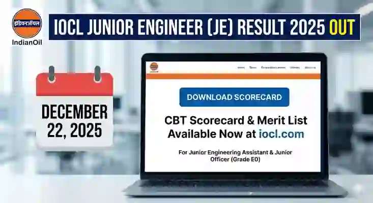 IOCL JE Result Out