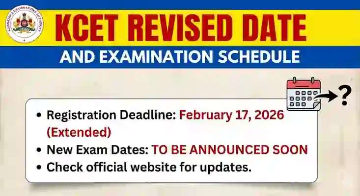KCET Revised application deadline