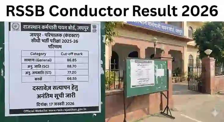 RSSB Conductor Result