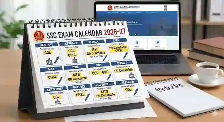 SSC Exam Calendar 2026-27