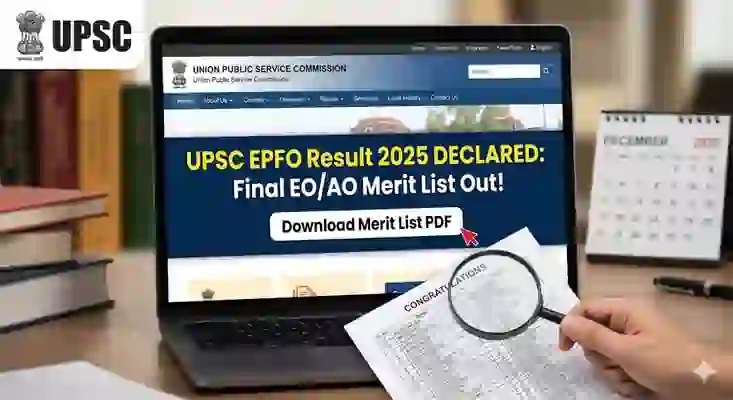 UPSC EPFO EO/AO Result