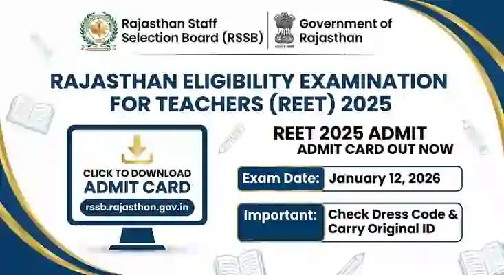 Reet Admitcard out