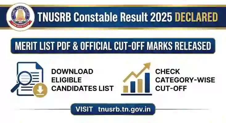 TNUSRB constable result out